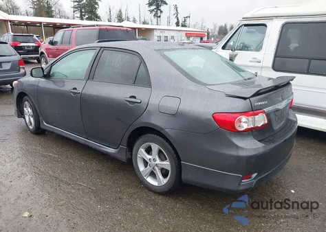 2011 Toyota Corolla S from USA, damaged, VIN 2T1BU4EE8BC693661